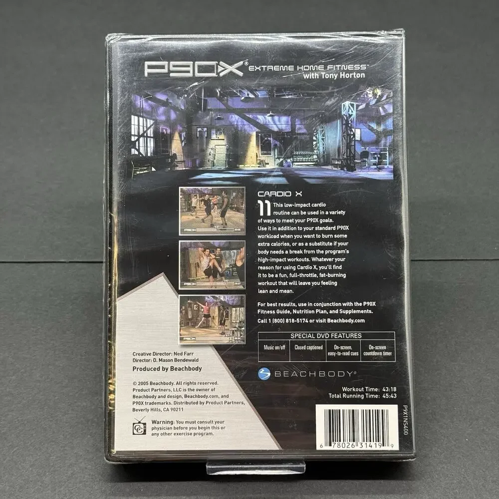 Beachbody P90X Extreme Fitness Cardio X Disc 11 Replacement DVD Sealed